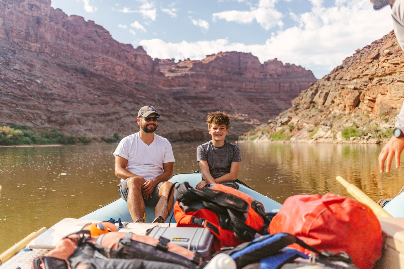 A NAVTEC raft on the Colorado River paired with a backcountry 4x4 tour near Moab